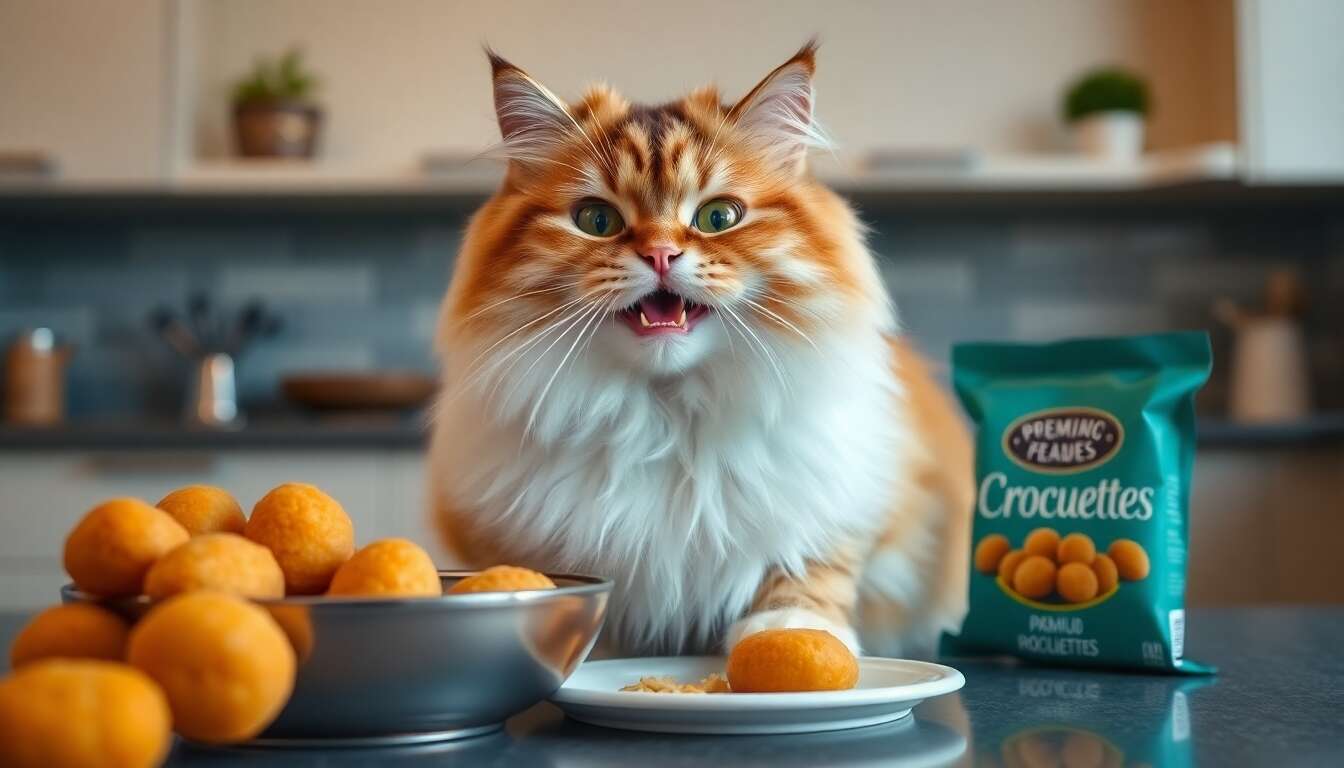 Croquettes idéales pour chat persan