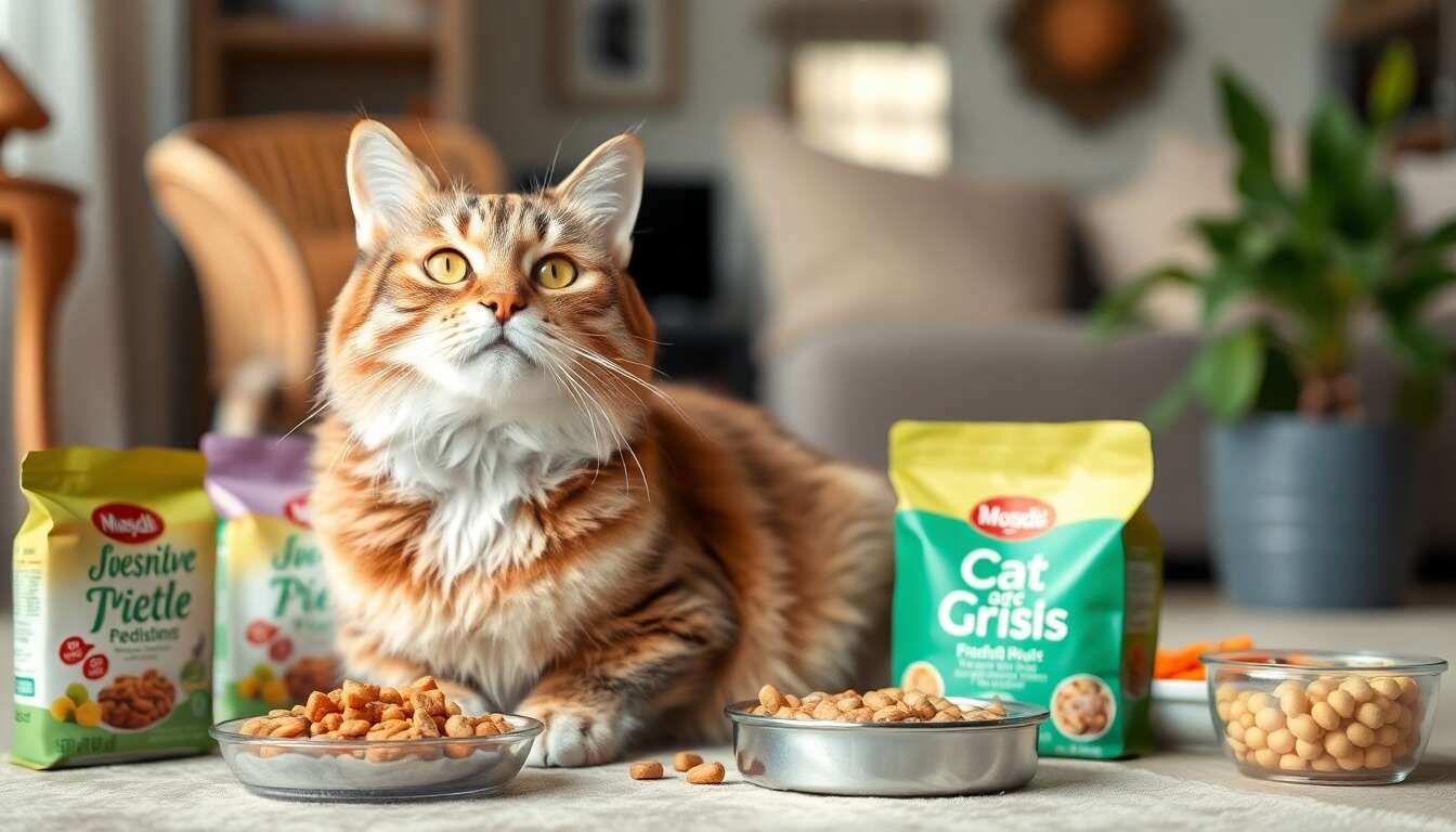 Conseils pour un chat à digestion sensible