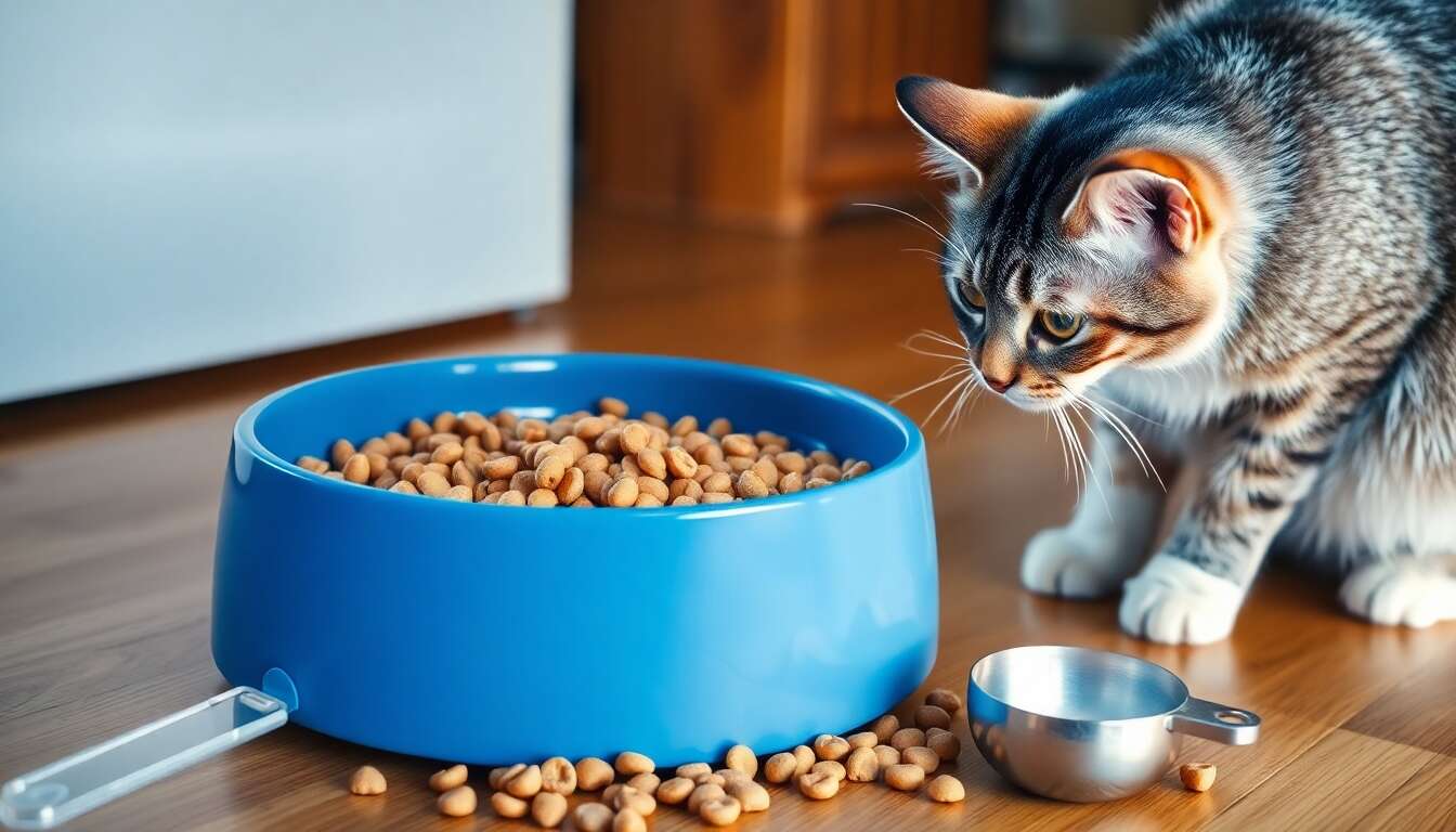 Quelle quantité de croquettes pour chat ?