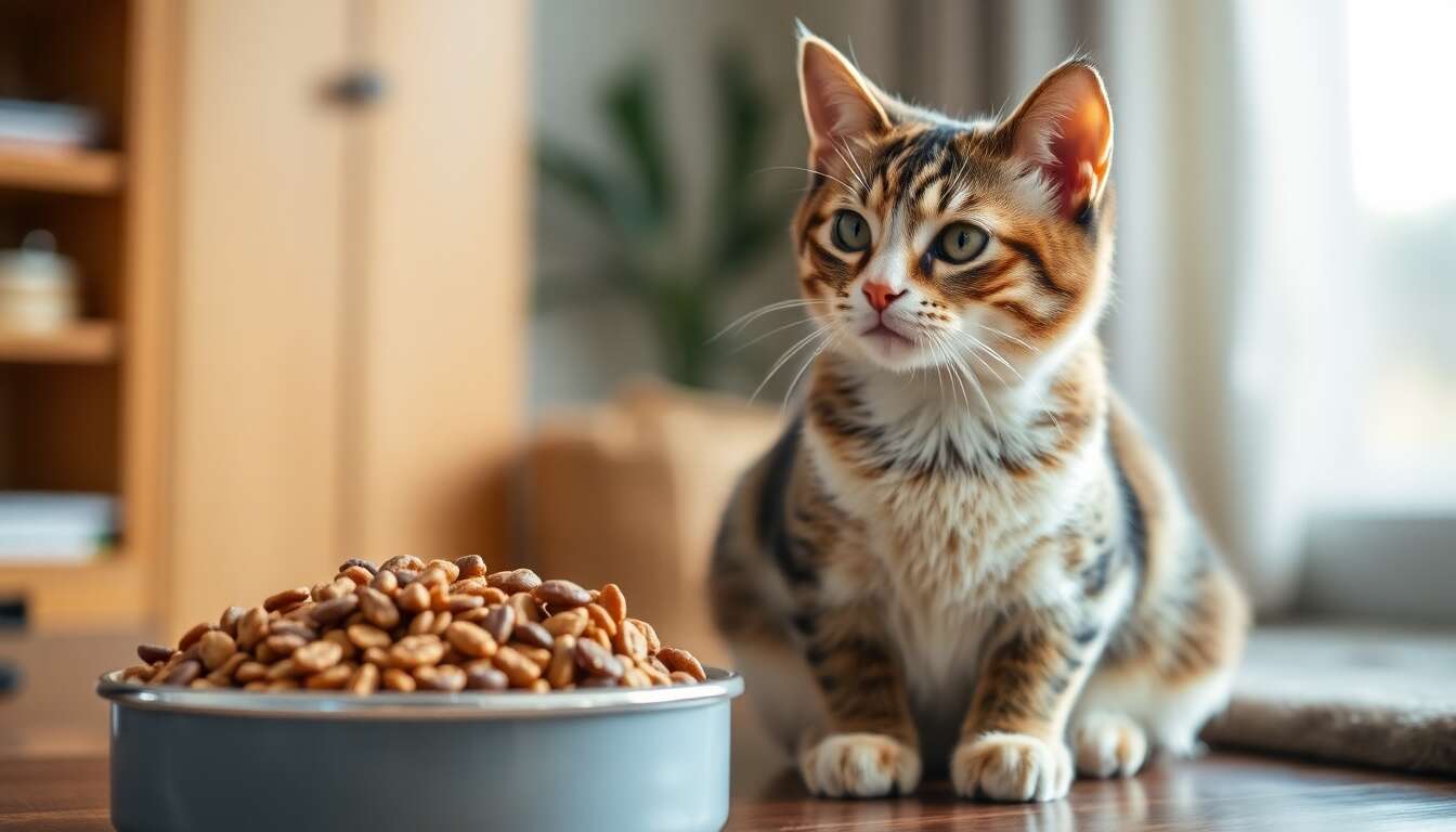 Croquettes pour chat stérilisé : prévention des problèmes urinaires