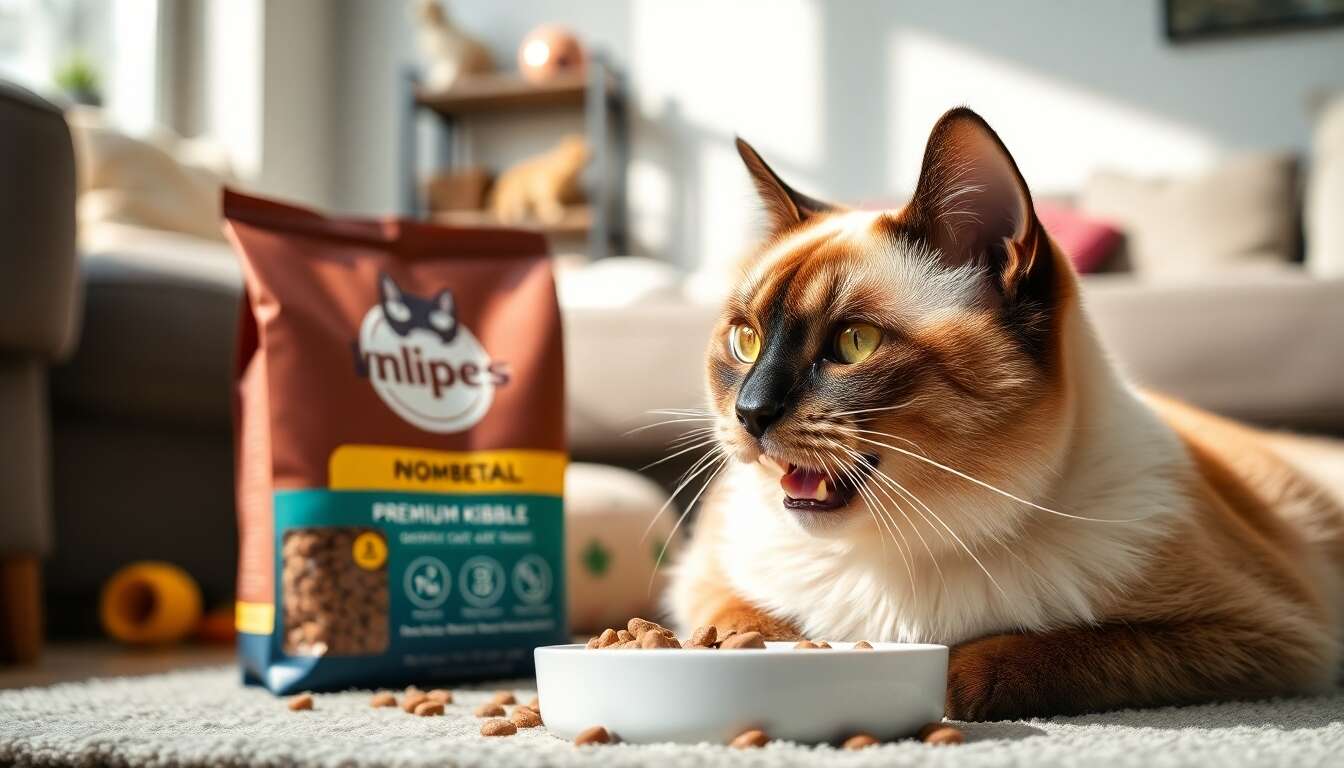 Croquettes idéales pour chats siamois