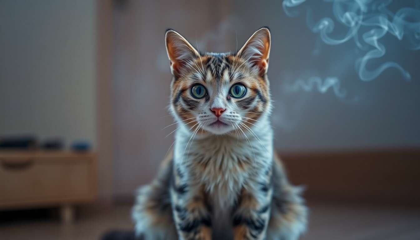 Tabagisme passif et chats : risques de maladies chroniques et lymphome