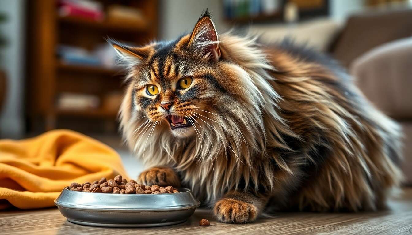 Croquettes idéales pour Maine Coon