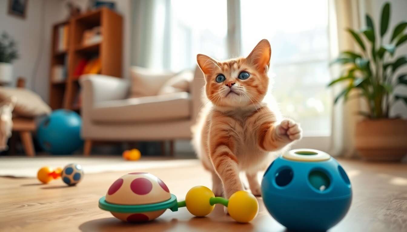 Inciter son chat à faire de l'exercice