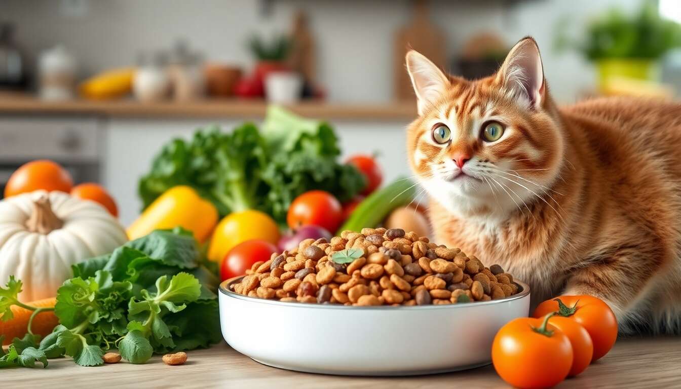Croquettes pour chat riches en fibres : nutrition optimale