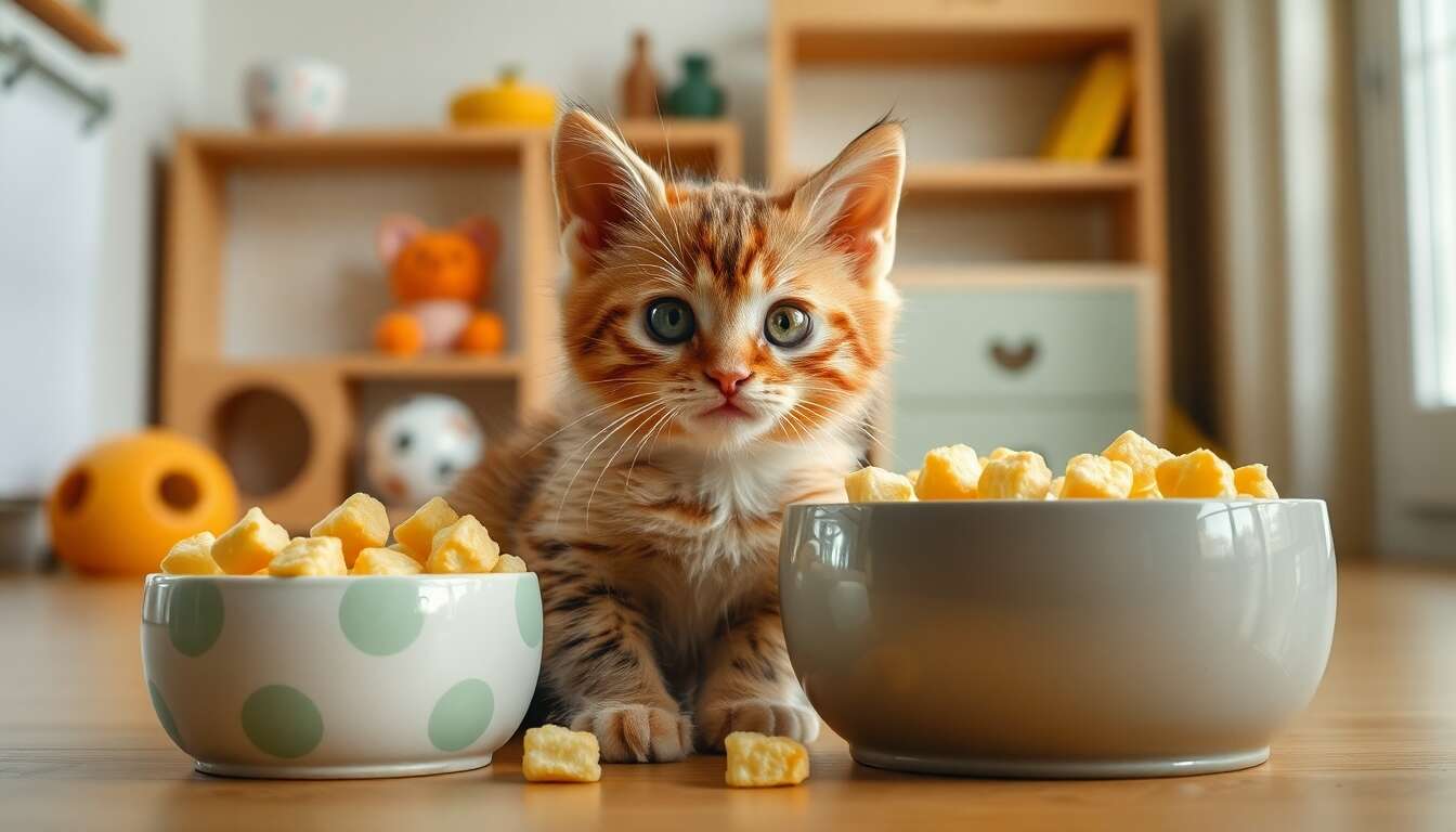 Pourquoi opter pour des croquettes spéciales chaton ?