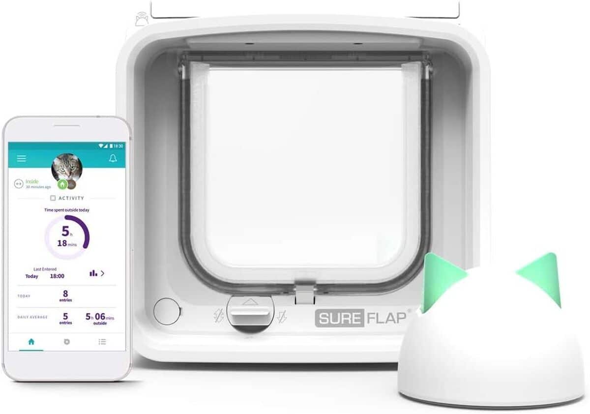 Test de la chatière connectée SureFlap : technologie DualScan et contrôle par appli