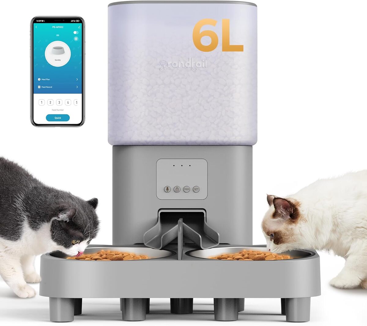 Test de la mangeoire automatique pour chat avec application