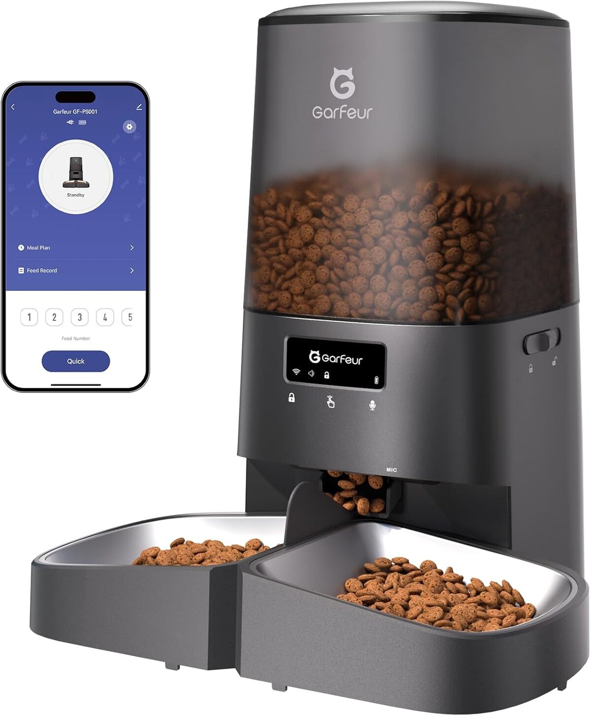 Test : distributeur automatique WiFi Pet Feeder 5L pour chats