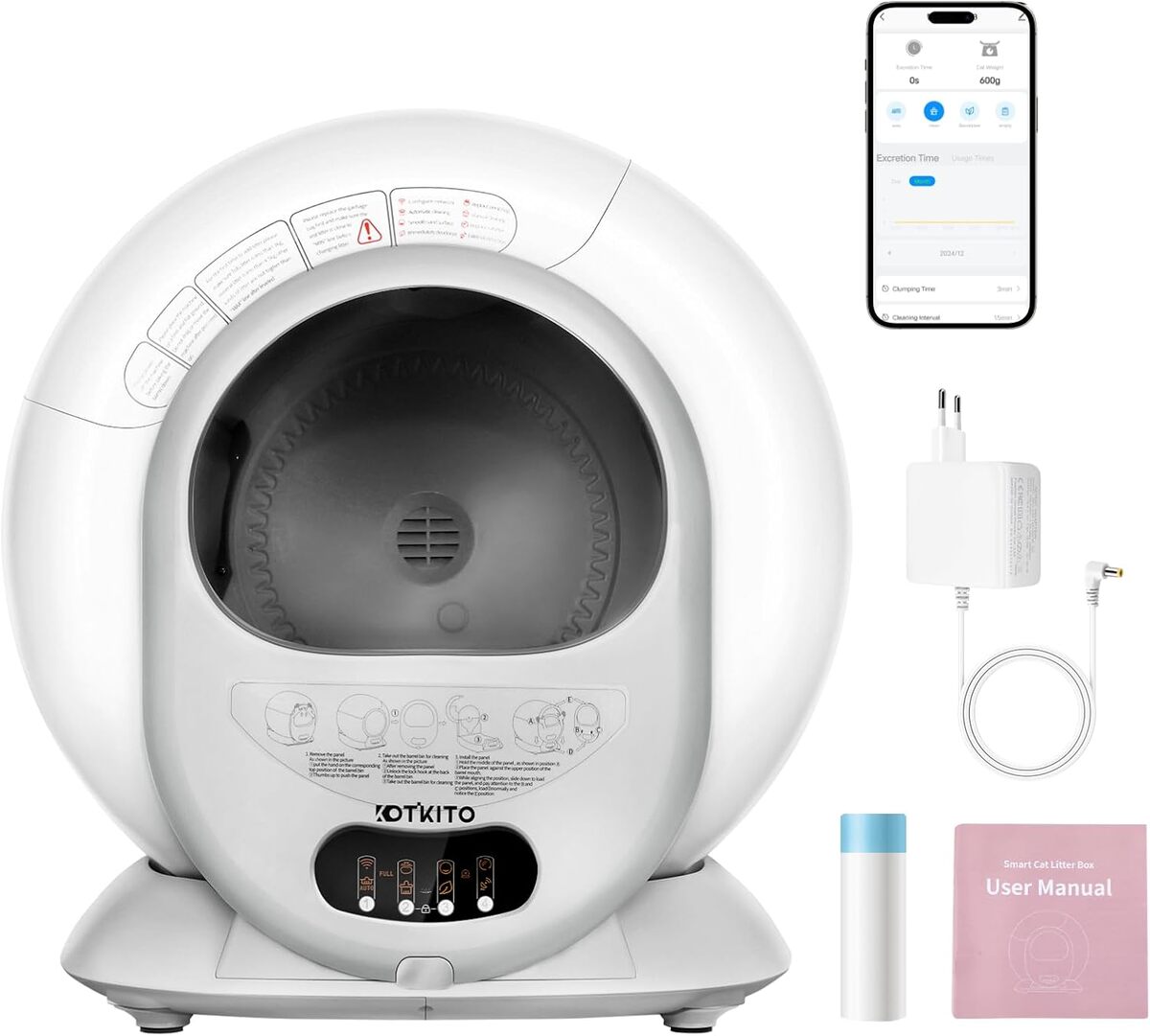 Test KOTKITO : litière automatique intelligente pour chats