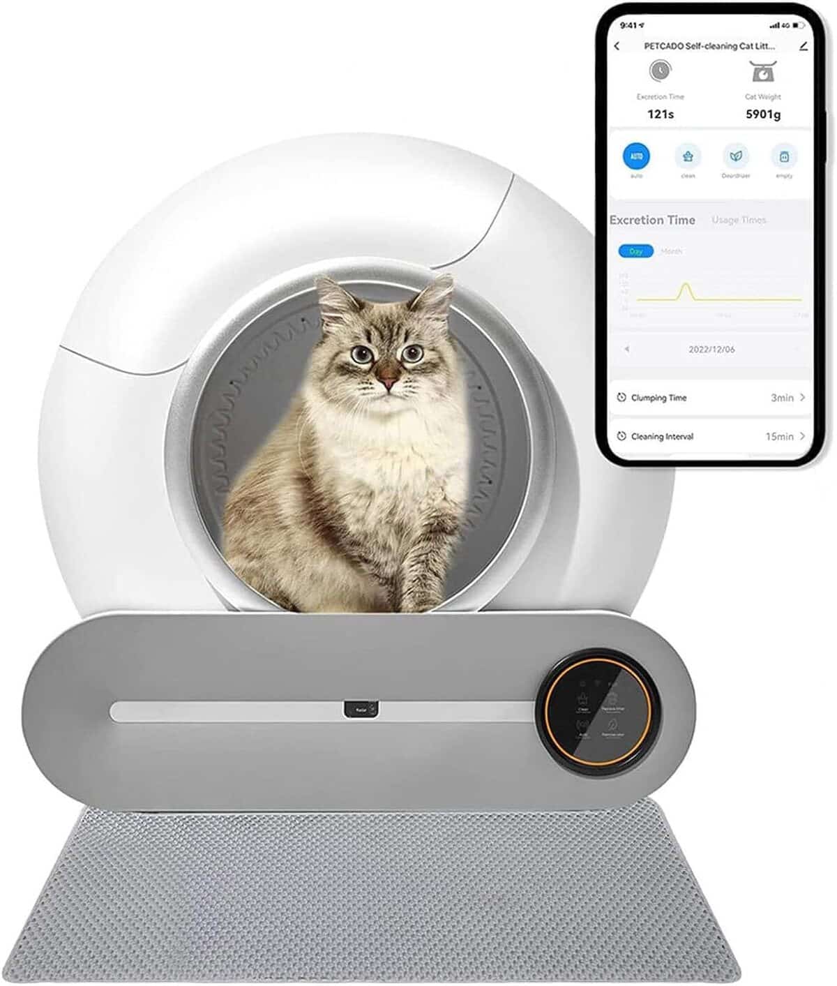 Test : litière autonettoyante GEJLELDS pour chat