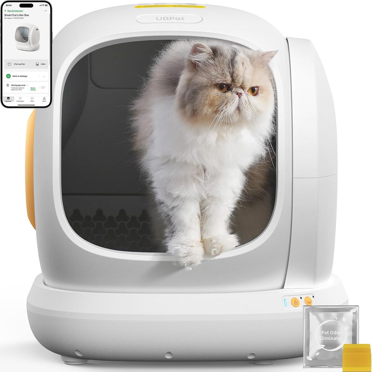 Test : litière autonettoyante UBPet C20, le bac révolutionnaire pour chats