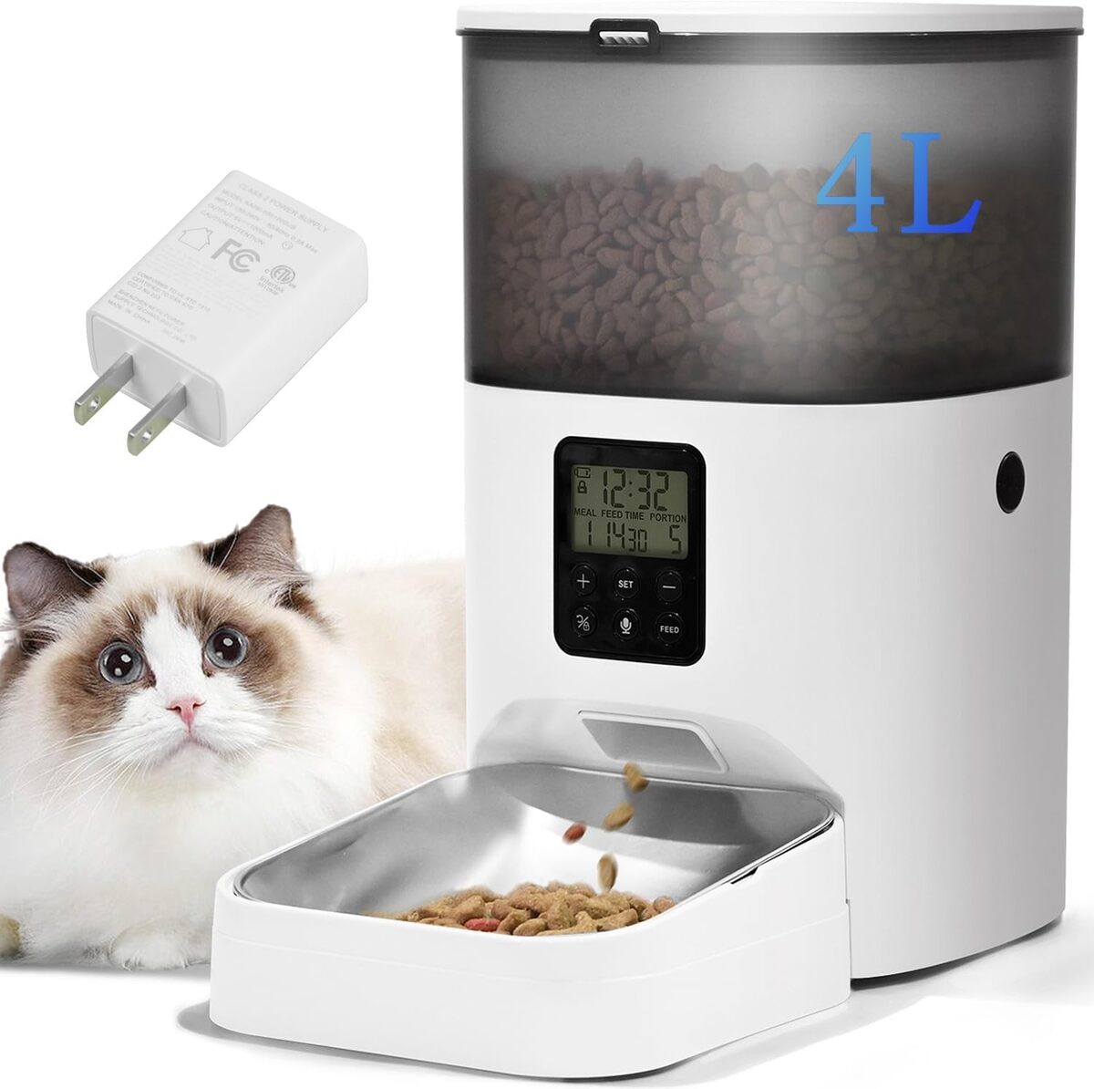 Test : mangeoire automatique pour chat 4L avec minuterie et enregistreur vocal