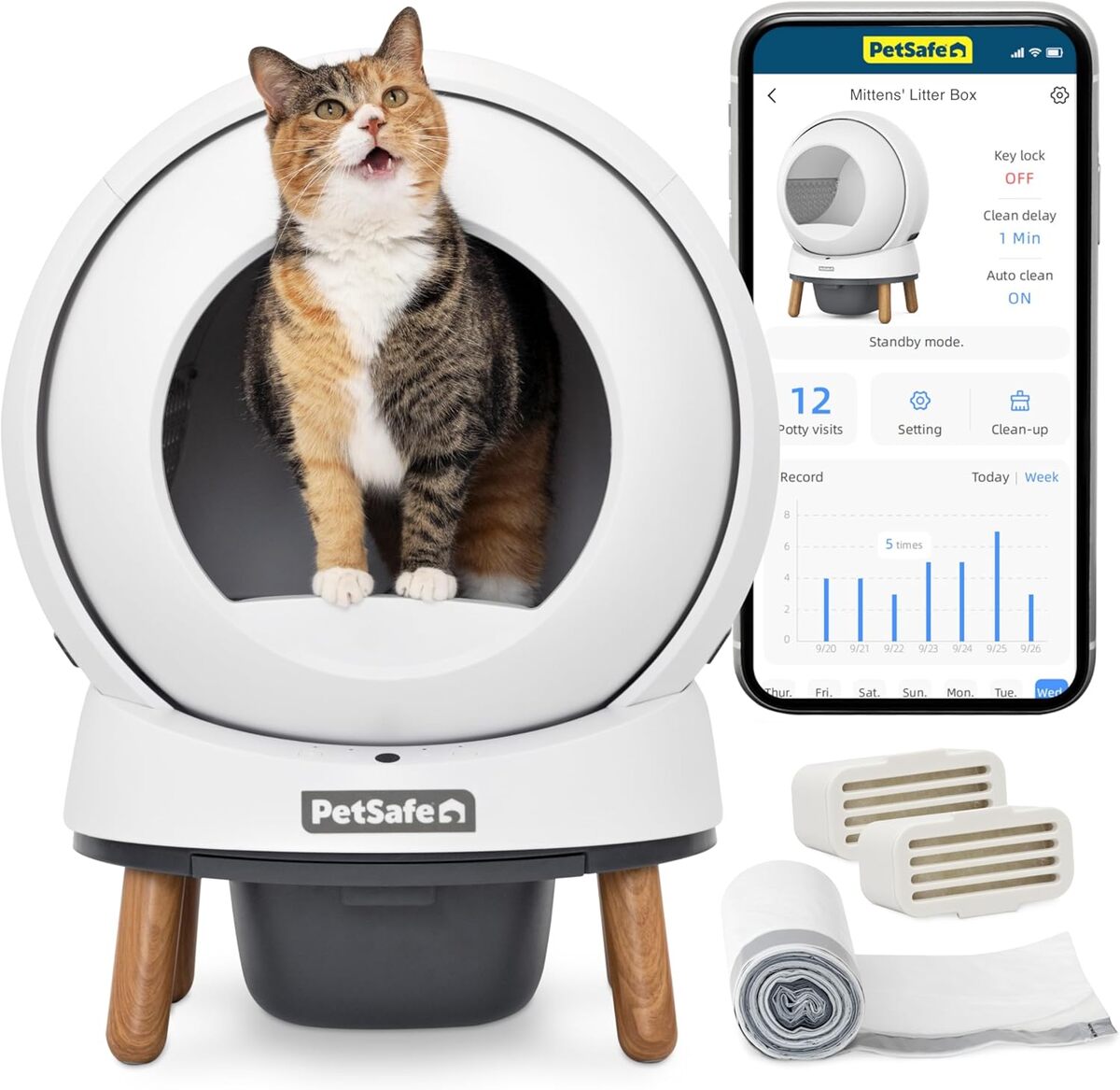 Test du bac à litière PetSafe ScoopFree SmartSpin : technologie avancée et confort