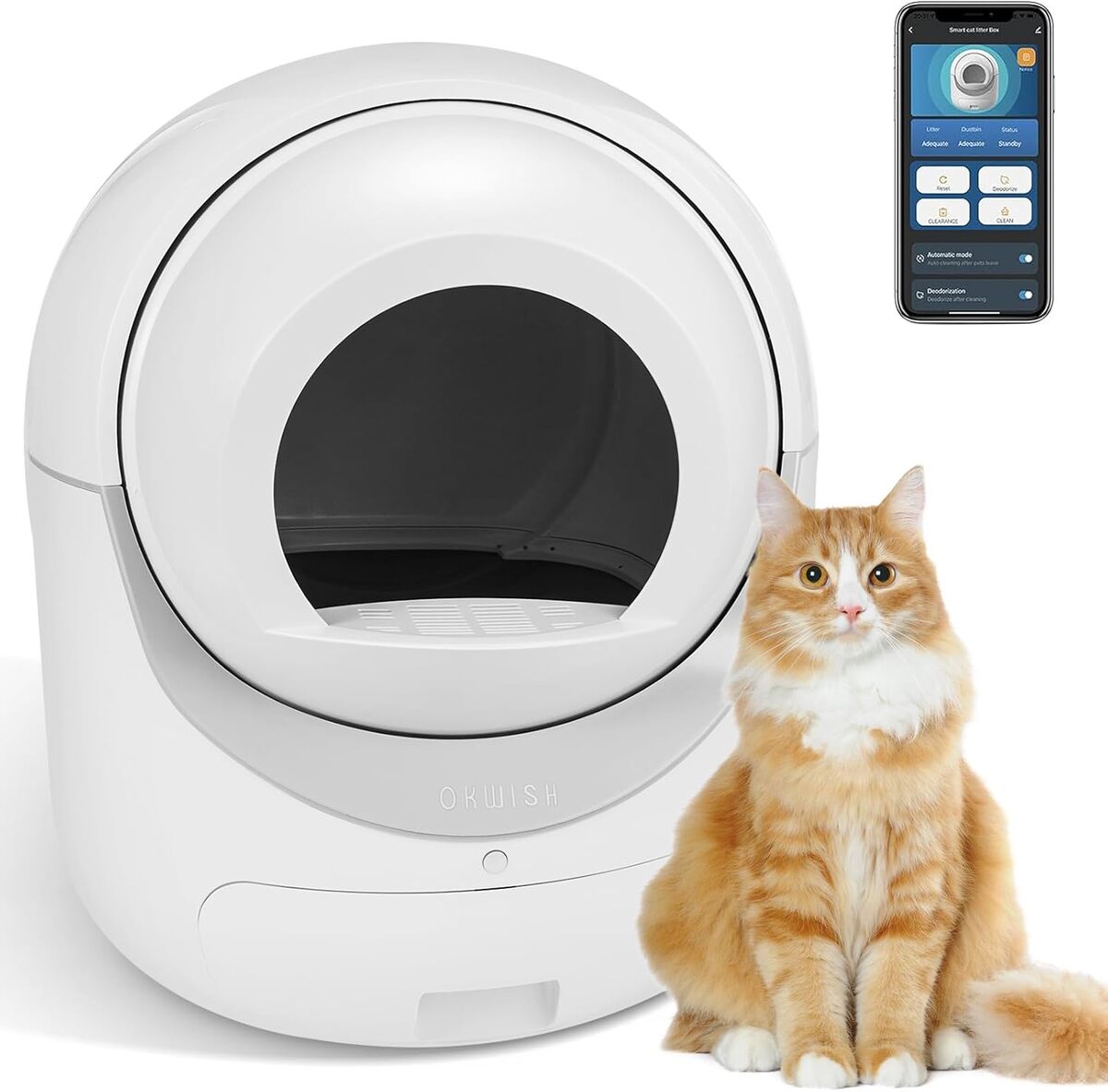 Test : litière automatique autonettoyante - contrôle intelligent pour chats