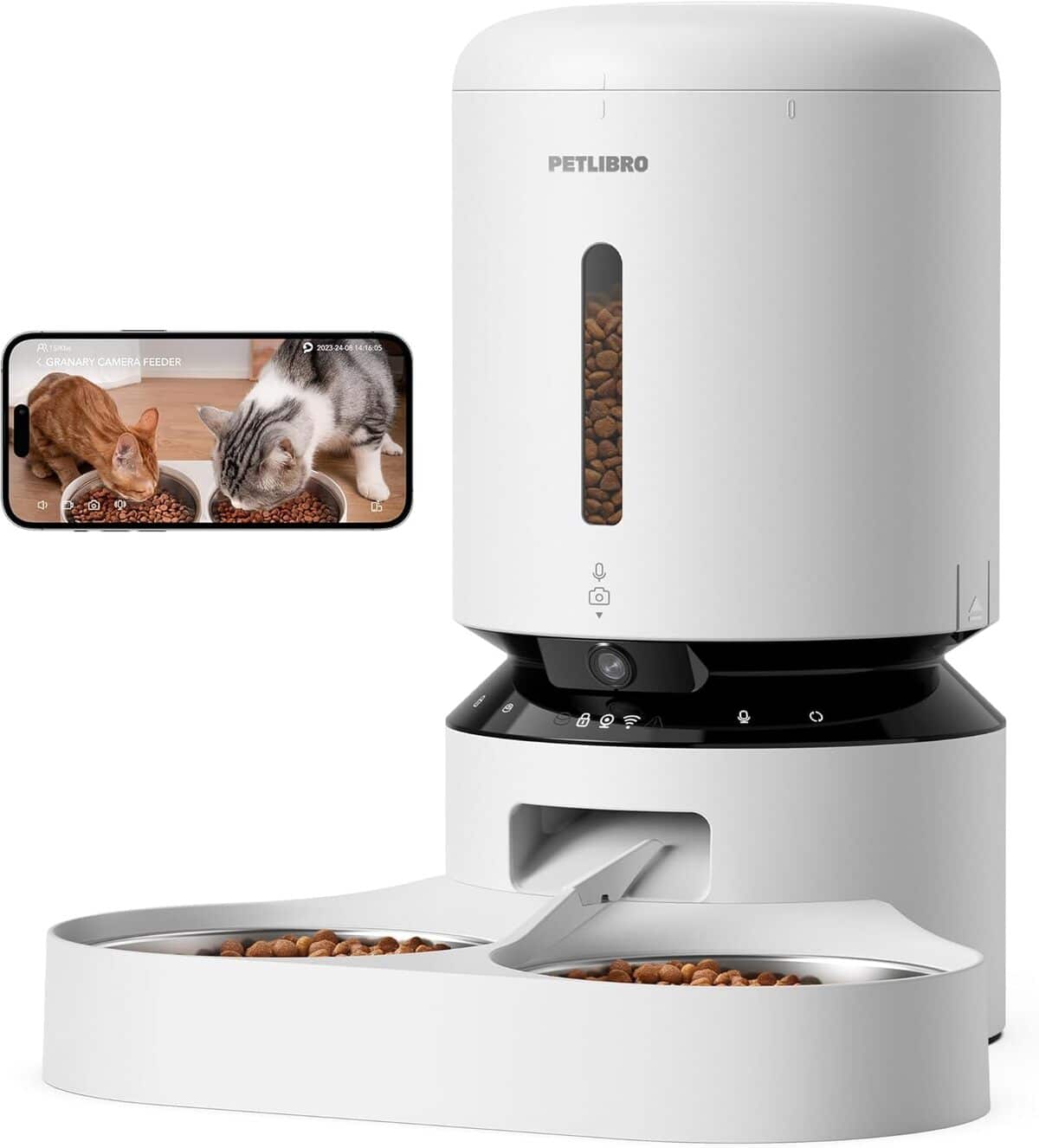 Test distributeur Petlibro : croquettes, caméra et WiFi pour animaux
