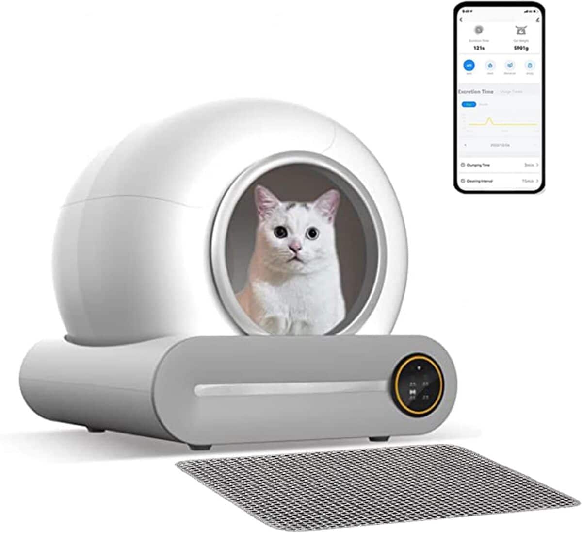 Test du bac à litière autonettoyant automatique pour chat