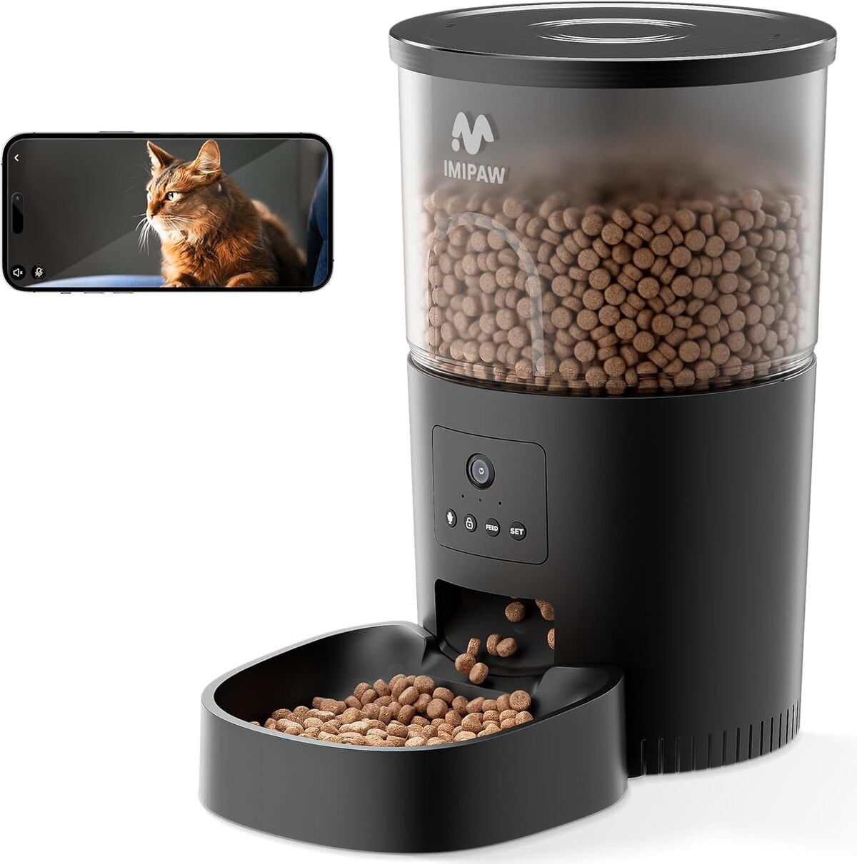 Test du distributeur de croquettes IMIPAW : alimentation connectée pour votre chat