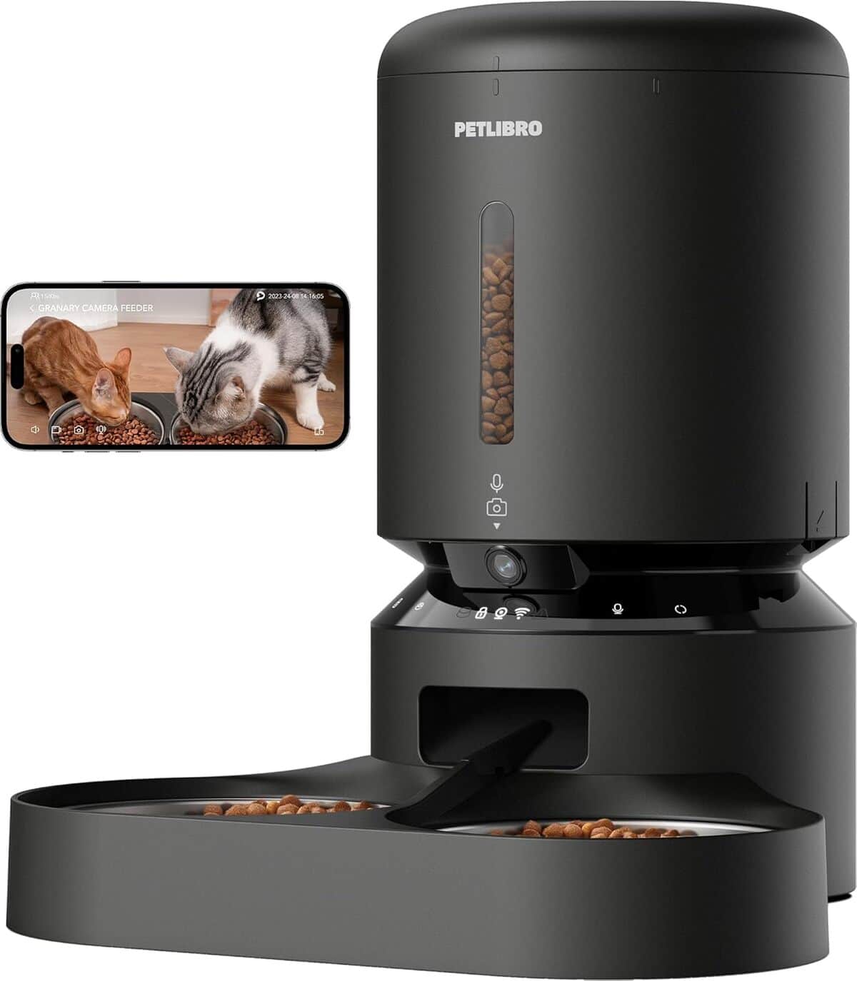 Test du distributeur de croquettes Petlibro avec caméra et connectivité WiFi