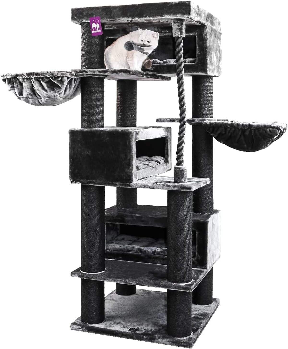Test : arbre à chat Petrebels Turnpike XXL 200 cm pour grands chats