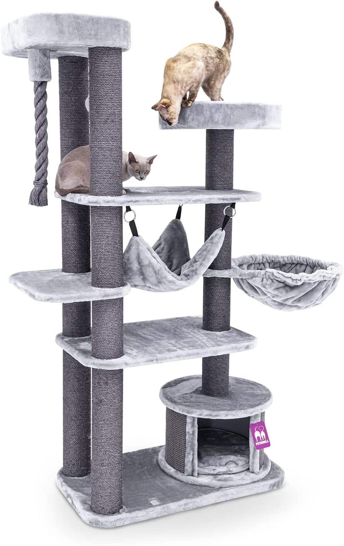 Test de l'arbre à chat Petrebels Scenic View 175 gris