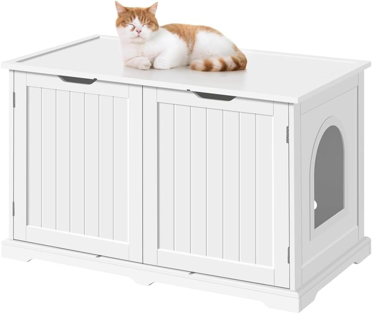 Test du meuble litière Yaheetech : design pratique et spacieux