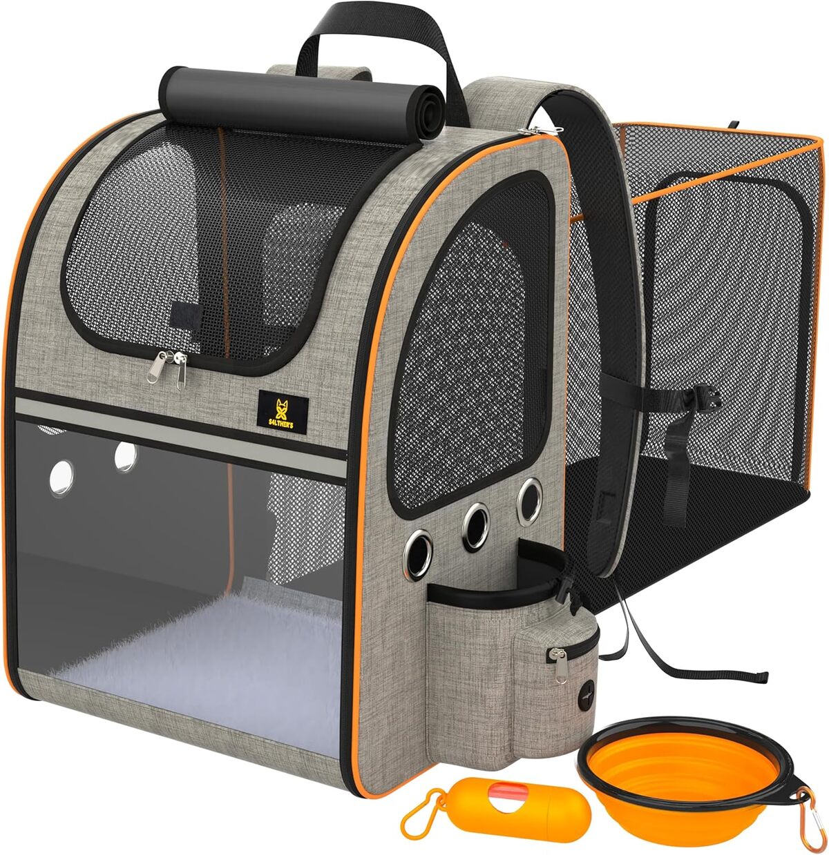 Test du sac à dos extensible S4LTHER'S pour chat et chien