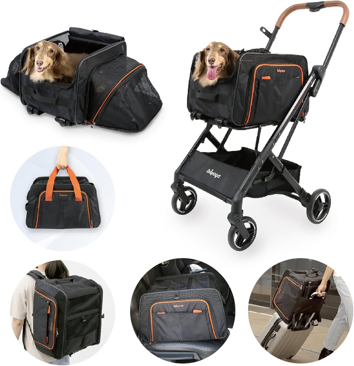 Test : ibiyaya JetPaw poussette 3 en 1 pour animaux