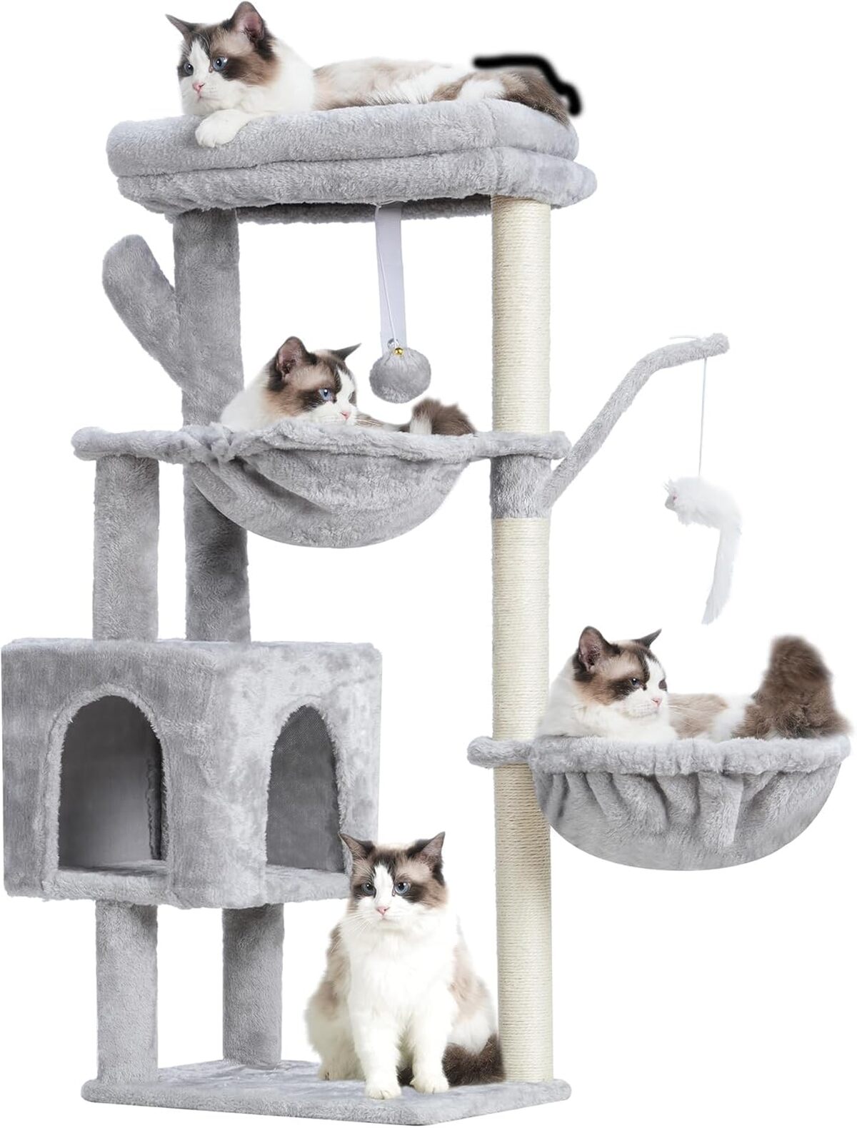 Test : arbre à chat gris Heybly HCT006SW