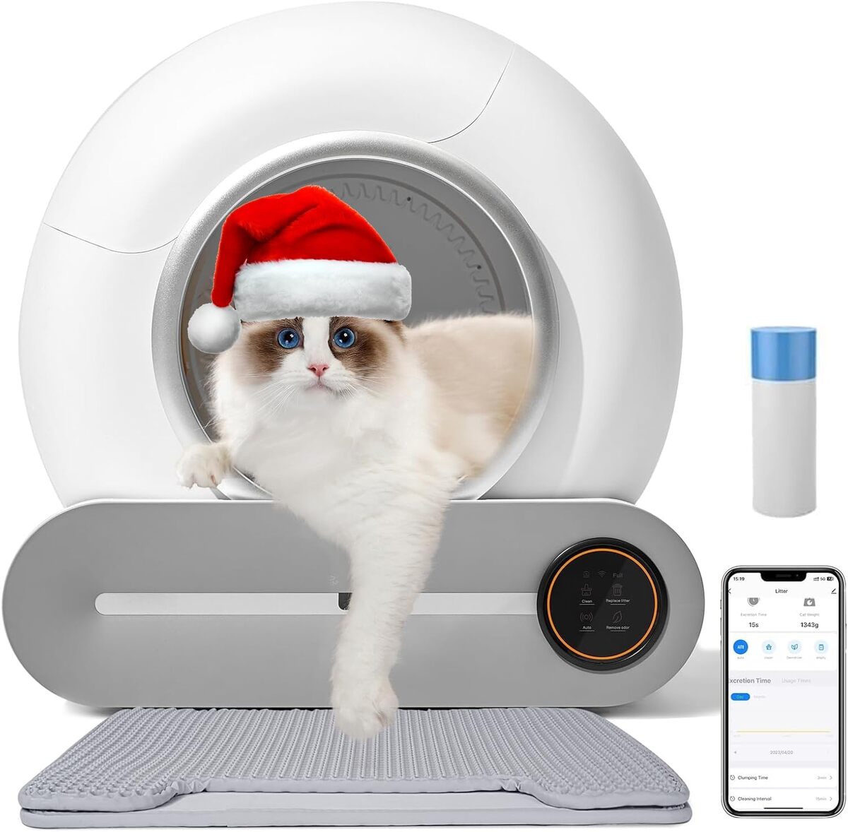 Test de la litière autonettoyante TaFoyu pour chats