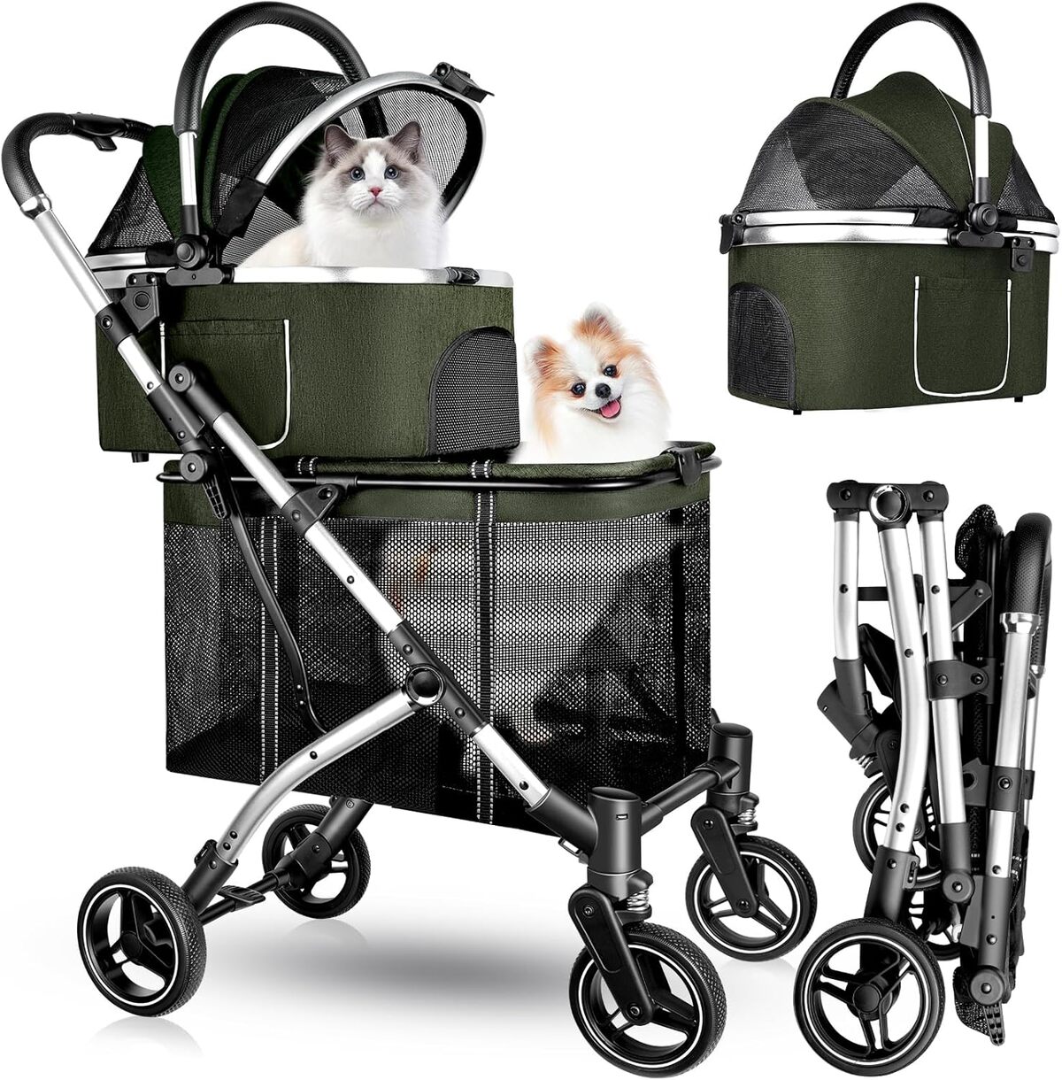 Test de la poussette double Mukum pour animaux