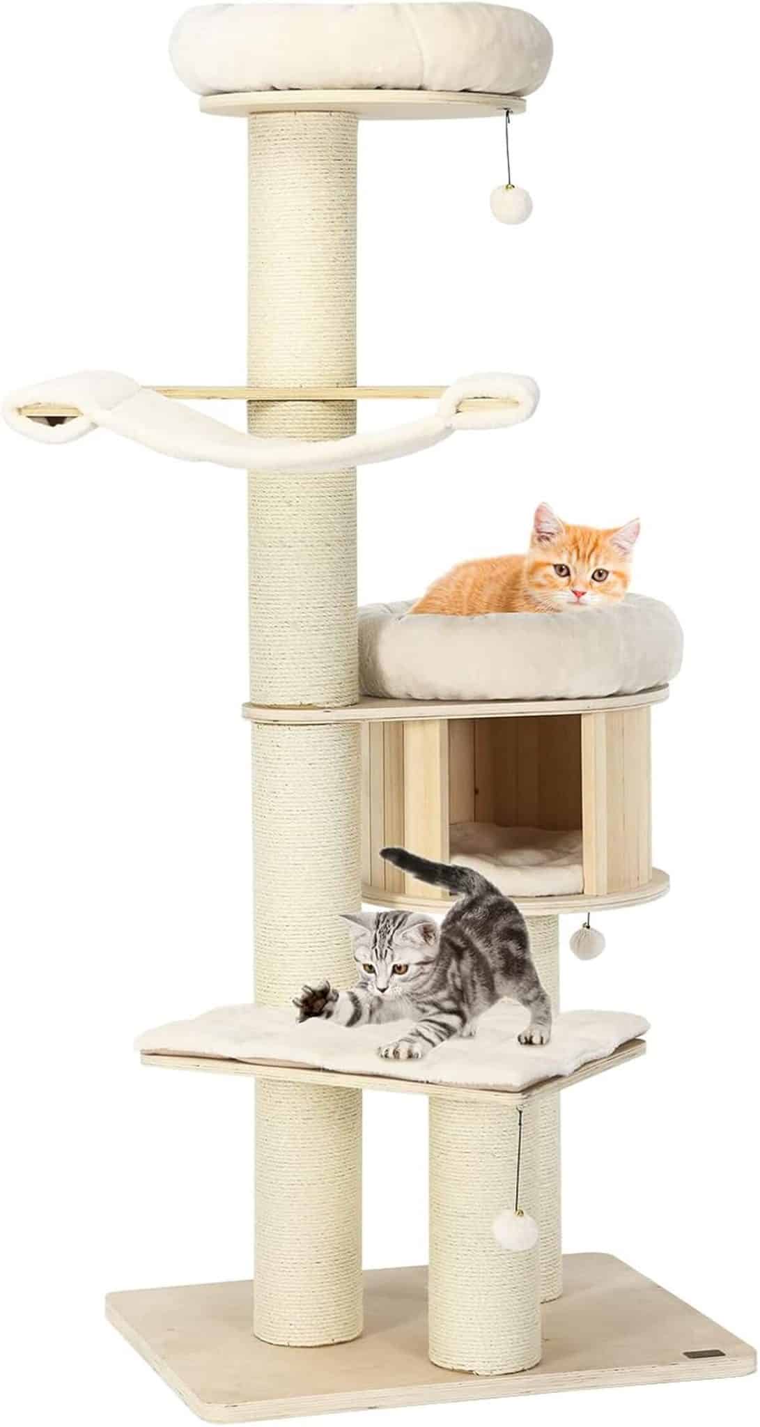 Test de l'arbre à chat GOPLUS : 5 niveaux de confort pour vos félins