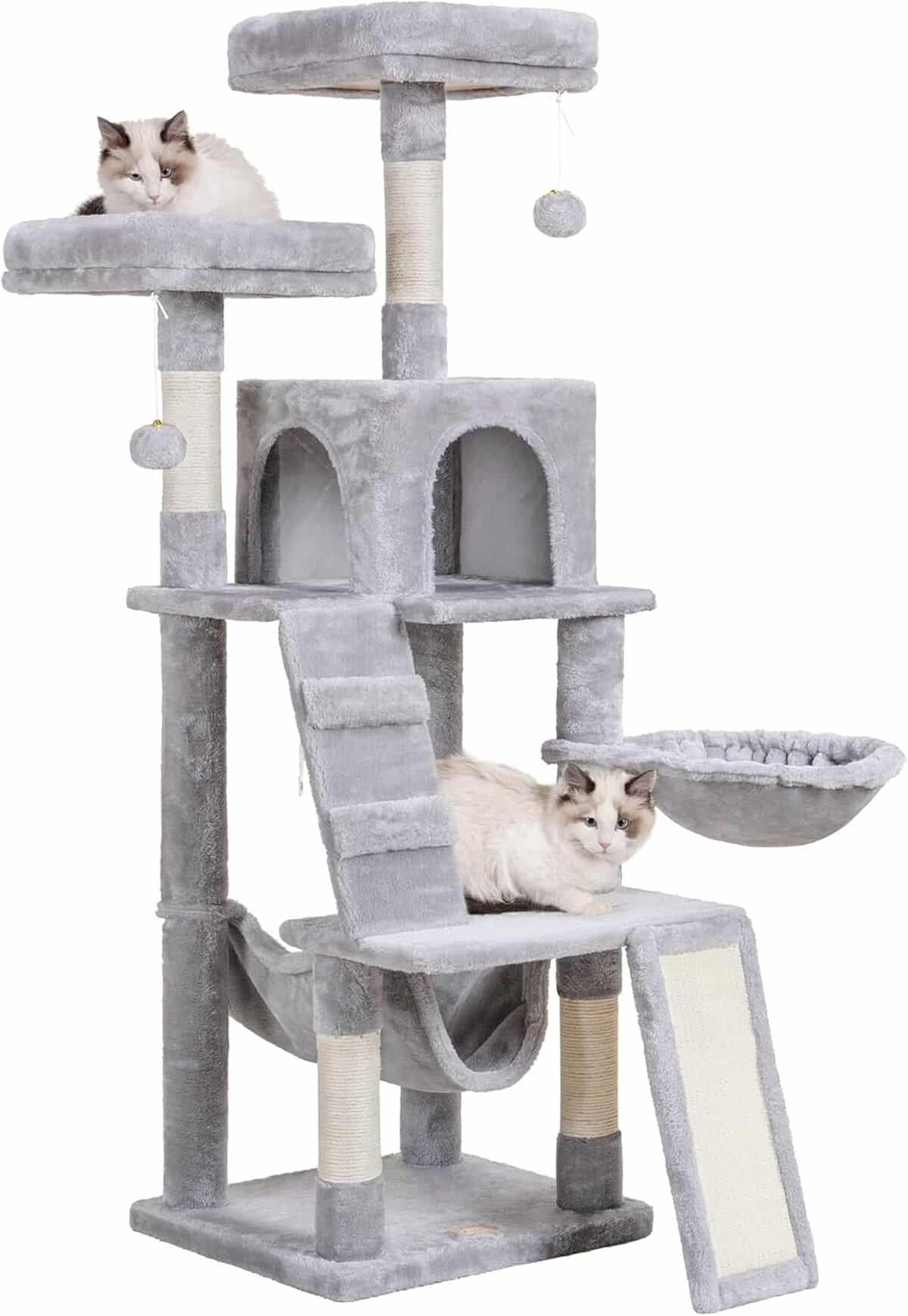 Test de l'arbre à chat Heybly HCT014W : le paradis des félins d'intérieur