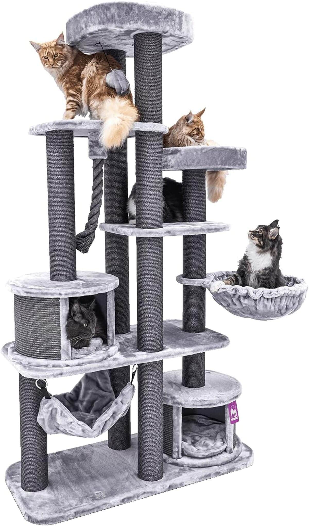 Test : arbre à chat Petrebels XXL Scenic View 197 gris