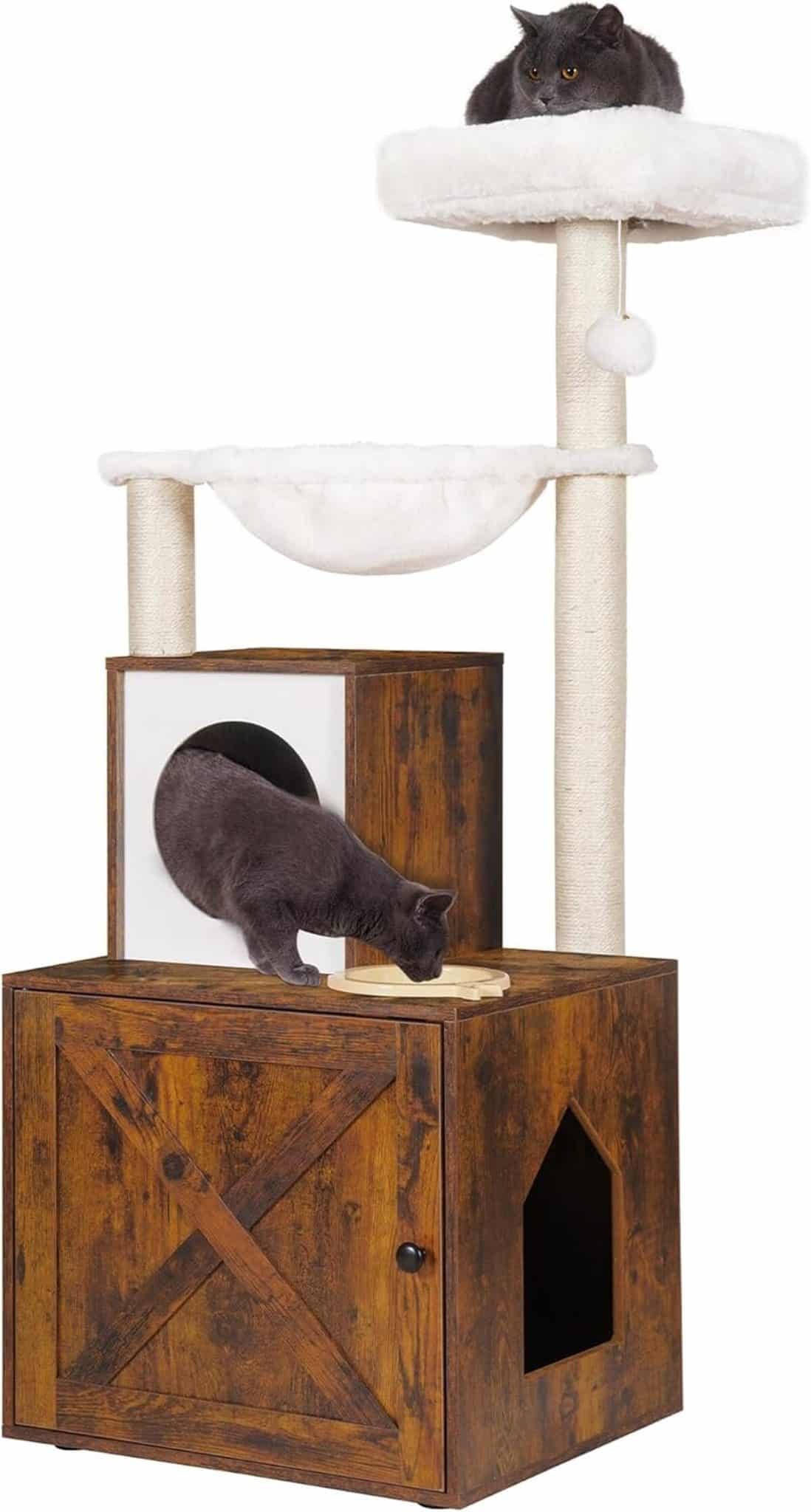 Test Heybly HCT101SR : arbre à chat en bois tout-en-un