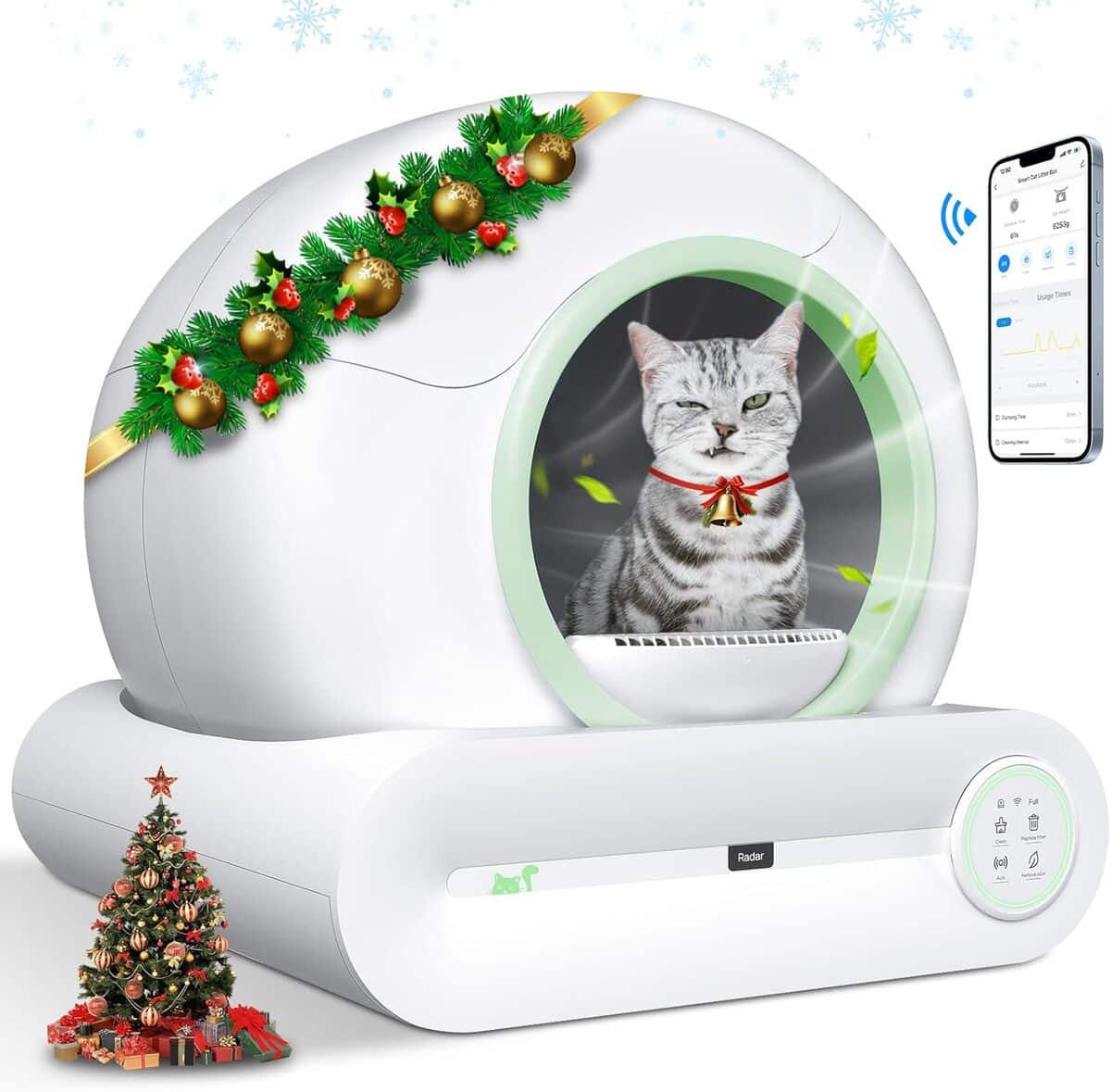 Test : litière intelligente pour chat vert - efficacité et technologie