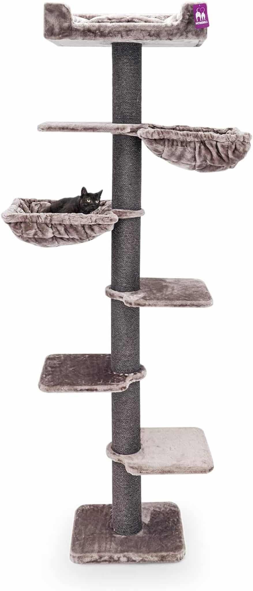 Test Petrebels Alexis : l'arbre à chat XXL qui touche le plafond