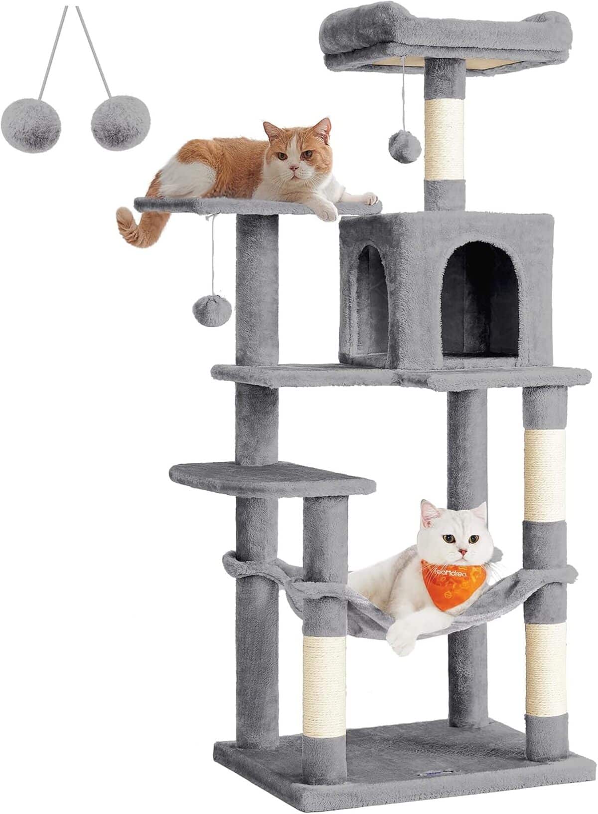 Test : arbre à chat Feandrea PCT161W01, le paradis du félin
