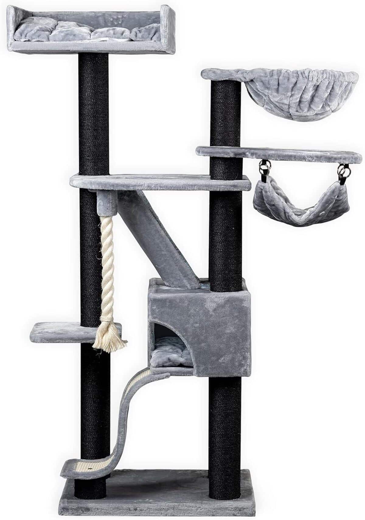 Test : arbre à chat RHRQuality Kilimandjaro Crown Blackline