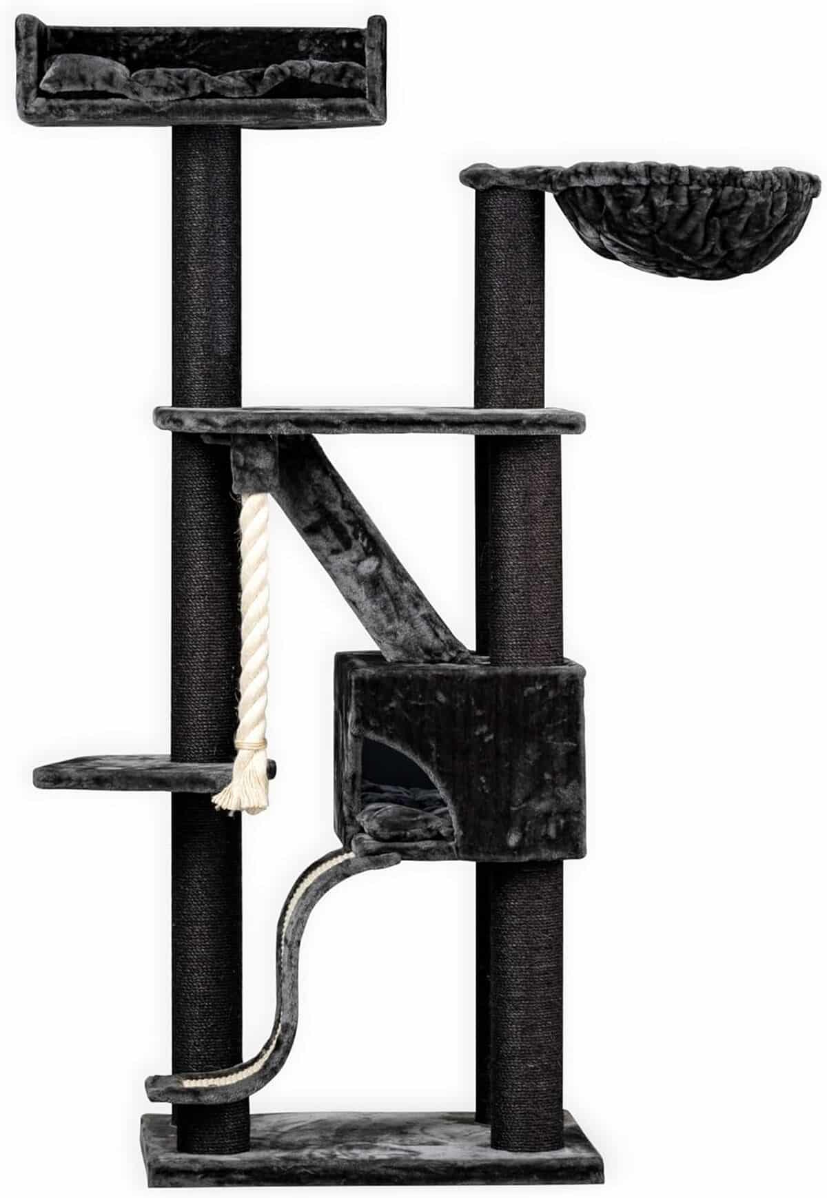 Test : arbre à chat XXL Kilimandjaro Blackline pour grands félins