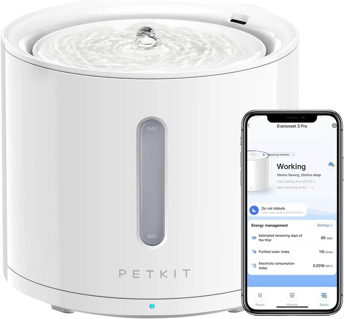 Test de la fontaine pétkit eversweet solo 2 : eau fraîche pour vos animaux