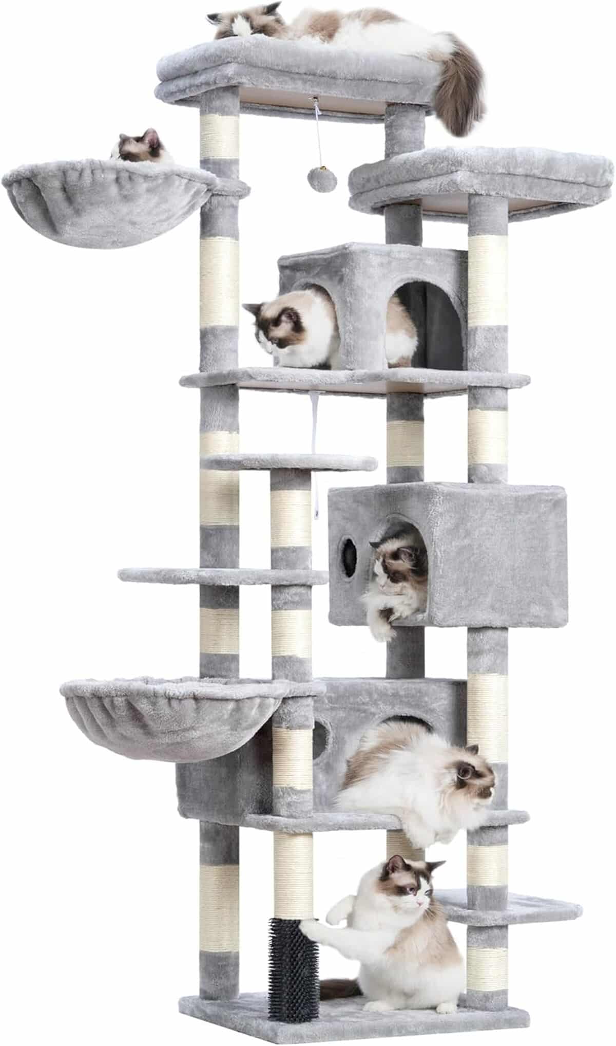 Test : hey-brother arbre à chat XXL multi-niveaux 188 cm