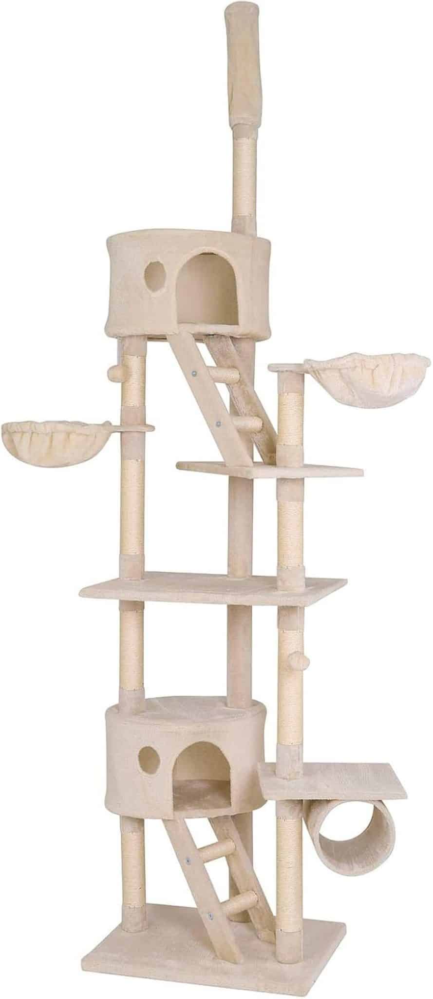 Test : lionto XXL arbre à chat 230-250 cm, beige