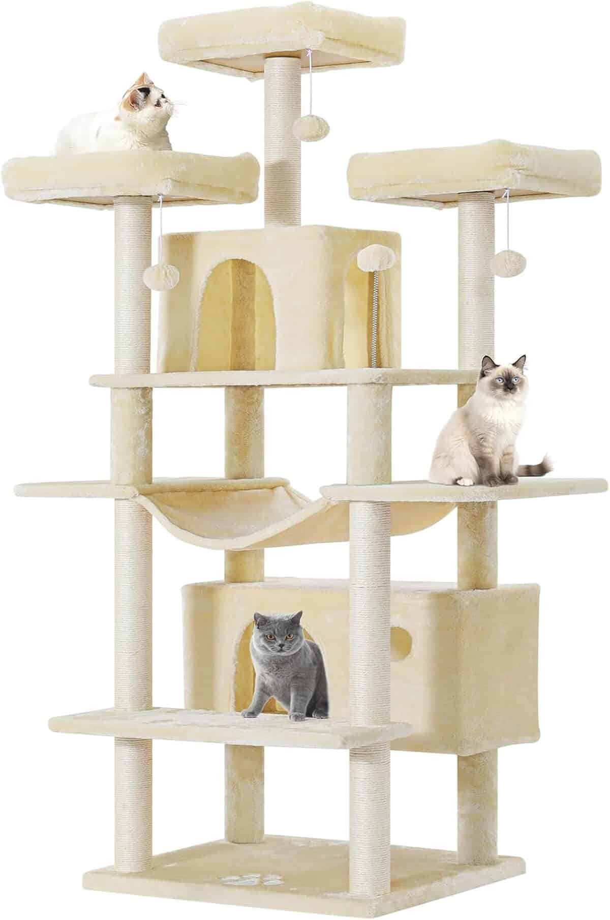 Test : mSmask arbre à chat XXL 175 cm solide et spacieux