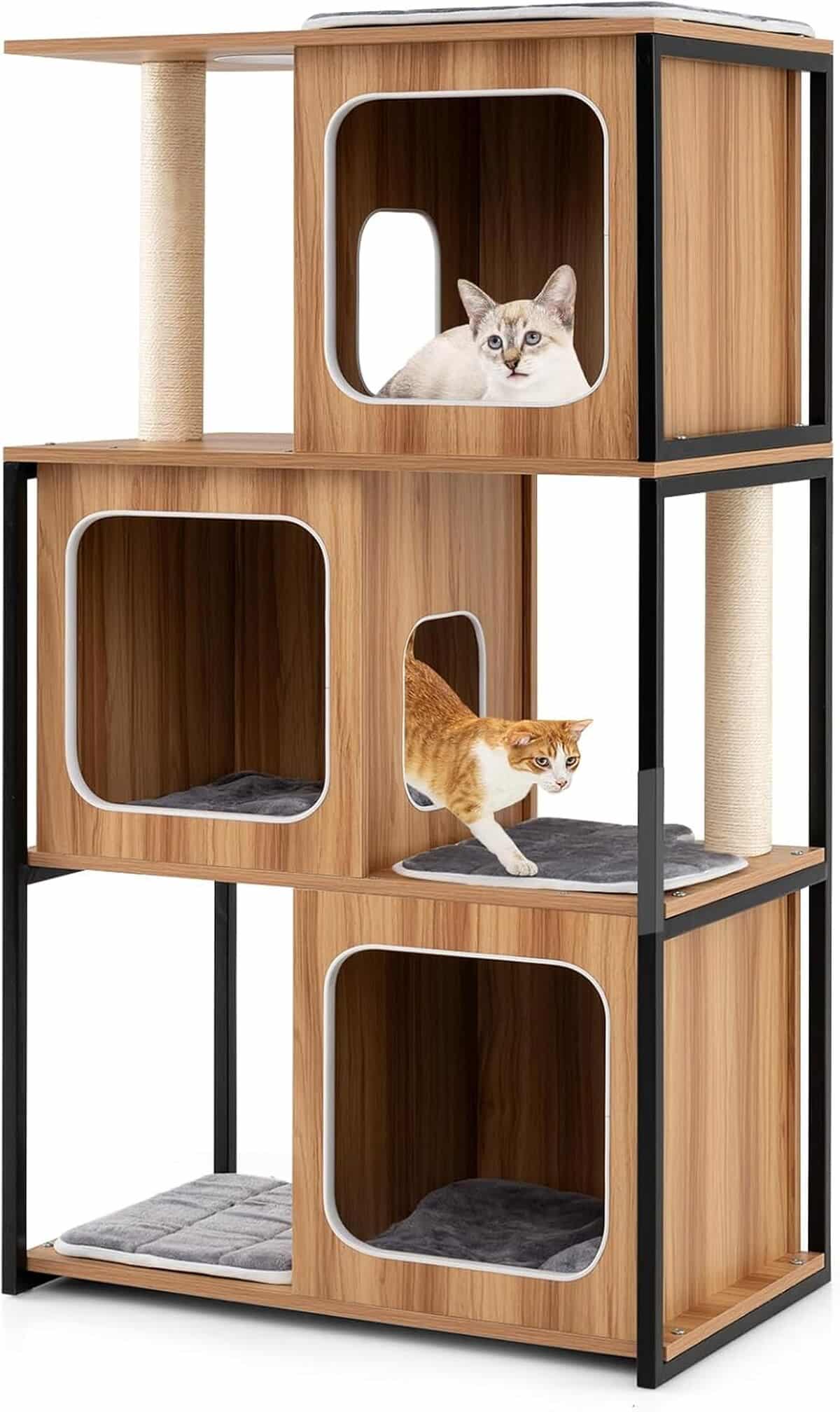 Test : arbre à chat xxl Costway 133 cm pour Maine coon