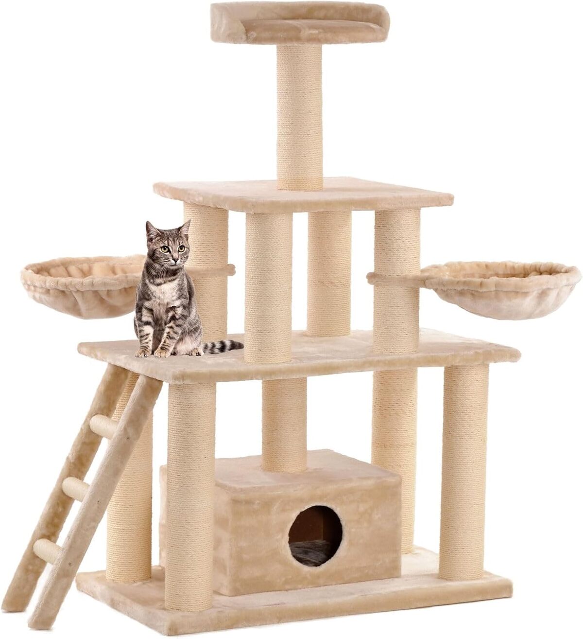 Test de l'arbre à chat XXL Ginni par Silvio Design