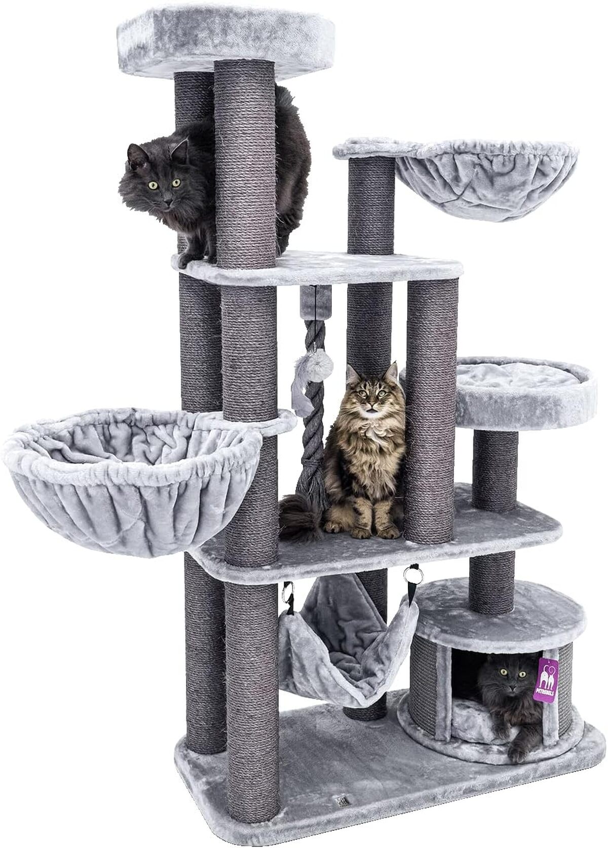 Test : petrebels arbre à chat XL Vista 170 gris