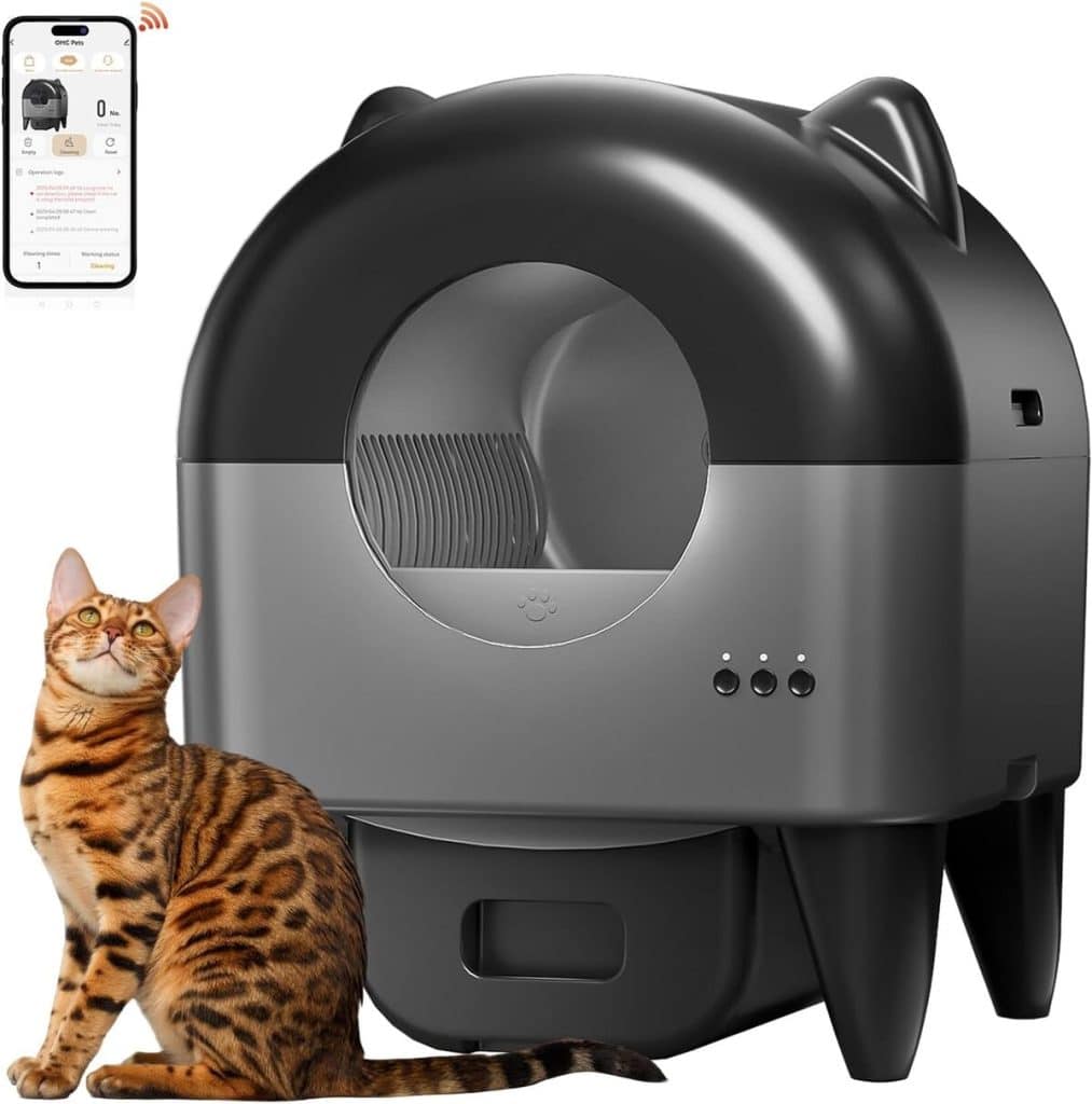 Test de la litière automatique 110L Autonettoyante : grande capacité et fonctionnalités avancées