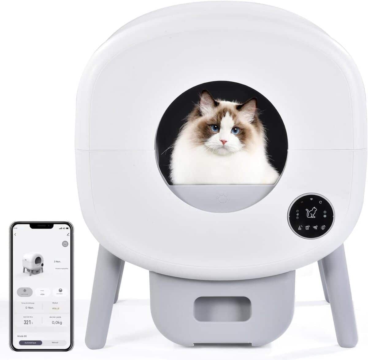 Test de la litière autonettoyante 100L : technologie et commodité pour chats