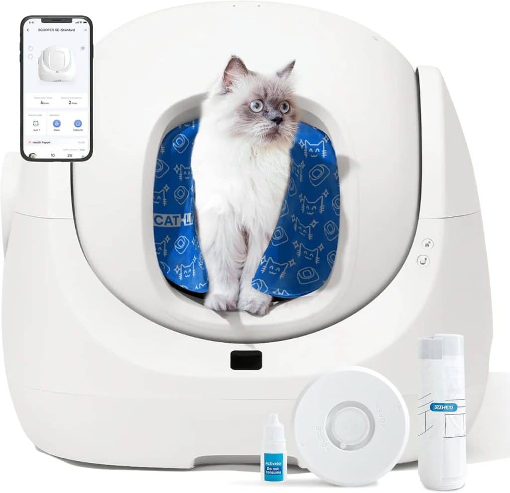 Test : litière autonettoyante CATLINK Baymax 70L